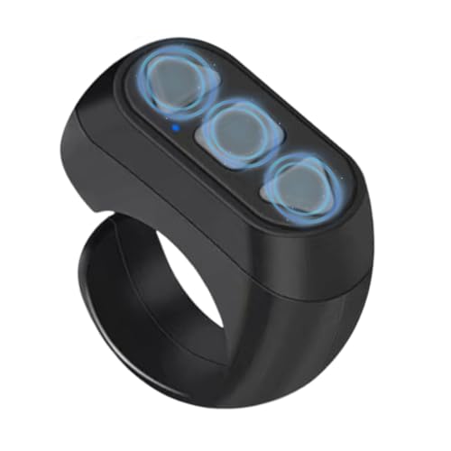 Automatischer Scrollring – Ring-Fernbedienung für Telefon mit 3 Tasten | Videokamera mit Remote Recording, wiederaufladbar, intelligente Ringseite Automatischer Scrollring – Ring-Fernbedienung für Telefon mit 3 Tasten | Videokamera mit Remote Recording, wiederaufladbar, intelligente Ringseite von Generic