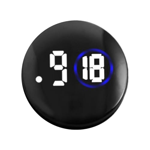 Generic Automobil-Zeitanzeige – Auto-Armaturenbrett-Uhr, Fahrzeug-Digitaluhr | Verstellbare Innen-Armaturenbrettuhr, Abs-Analog-Zeitnehmer, An Der Automatischen Entlüftung Montierte Uhr Für Lüftungssc von Generic