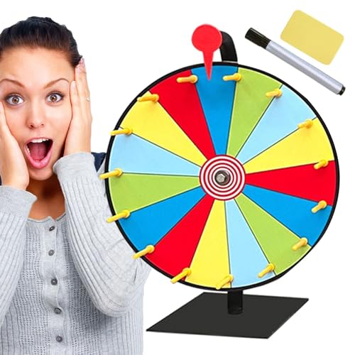 Award-Rad, drehbares Award-Rad, Drehrad für Auszeichnungen, Drehrad für Auszeichnungen, 24 Zoll (61 cm), drehbares Tischrad für Auszeichnungen mit Cli von Generic