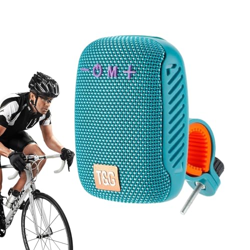 BT-Lautsprecher für Motorrad- und Fahrradradio | 500 mAh tragbare Motorrad-BT-Lautsprecher | Mountainbike-Zubehör, Fahrradradiogeräte, Outdoor-Stereolautsprecher für Reisefahrräder von Generic