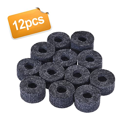 Becken Filz, Kleiner Größe Beckenständer Filzspürsen Waschmaschine mit 12 Pcs Becken Filz Speisentrommel Ringe für Hi Hat Clutch -Drum -Set Becken Filz, Kleiner Größe Beckenständer Filzspürsen Waschmaschine mit 12 Pcs Becken Filz Speisentrommel Ringe für Hi Hat Clutch -Drum -Set von Generic