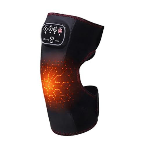 Beheizte Kniescheiben, wiederaufladbar, Ellenbogen-Massagegerät für Knie, kabellos, mit 3 Vibrationsmodi, Knie-Massagekissen Beheizte Kniescheiben, wiederaufladbar, Ellenbogen-Massagegerät für Knie, kabellos, mit 3 Vibrationsmodi, Knie-Massagekissen von Generic