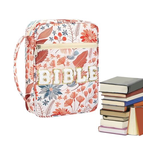 Bibelfall - Bibelabdeckungen Für Frauen | Bibelbuchhalter Blumenbeutel | Großer Red Tote Reißverschlussbeutel Speicherorganisator | Schützende Taschen Ästhetische Mädchen Teenager Dame Travel Church O Bibelfall - Bibelabdeckungen Für Frauen | Bibelbuchhalter Blumenbeutel | Großer Red Tote Reißverschlussbeutel Speicherorganisator | Schützende Taschen Ästhetische Mädchen Teenager Dame Travel Church O von Generic