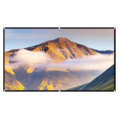 Bildschirm Für Projektor | 16: 9 Anti-Light-Anti-Verbrennungs-Projektorbildschirm, 4K HD, Stofftheater Down Indoor Pull Da-lite LED LED Ho 60-130 Zoll Outdoor Fold Movie Tuch Für Heimtheaterfilm Nacht Bildschirm Für Projektor | 16: 9 Anti-Light-Anti-Verbrennungs-Projektorbildschirm, 4K HD, Stofftheater Down Indoor Pull Da-lite LED LED Ho 60-130 Zoll Outdoor Fold Movie Tuch Für Heimtheaterfilm Nacht von Generic