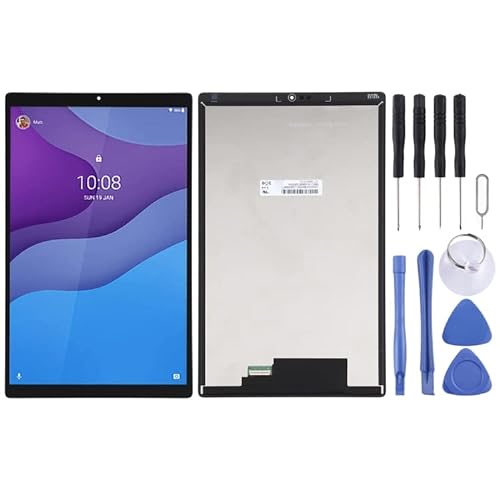 Generic Bildschirmersatz OEM LCD-Bildschirm für Lenovo Tab M10 HD (2. Gen) TB-X306 TB-X306F mit Digitalisierer Vollbaugruppe (schwarz) Zubehör für Mobiltelefone von Generic