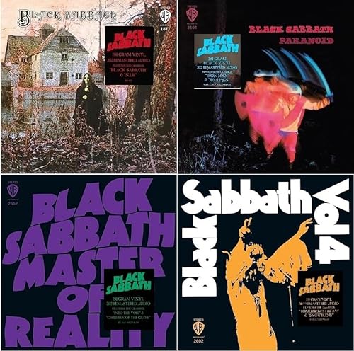Black Sabbath Albums Collection 1970-1972: Black Sabbath + Paranoid + Master Of Reality + Vol. 4 (LP 4-Pack) von Generic