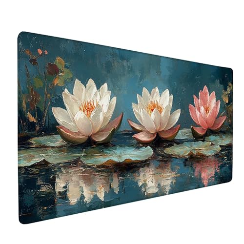 Blume Mauspad XXL 1500x800x3mm, Pflanzen Mousepad Gaming, Schreibtischunterlage mit rutschfeste Gummibasis, Verbessert Präzision und Geschwindigkei Wasserdicht und Langlebig Desk Mat für PC 7-3903 Blume Mauspad XXL 1500x800x3mm, Pflanzen Mousepad Gaming, Schreibtischunterlage mit rutschfeste Gummibasis, Verbessert Präzision und Geschwindigkei Wasserdicht und Langlebig Desk Mat für PC 7-3903 von Generic