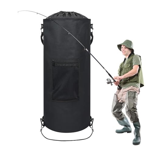 Bootsmüll Can - Camping -Müll, Cash Bag Mit Wasserdichtem Kabelverschluss | 40-55 L Für Camping Camping Voyage Outdoor Navigation Container Poubelle Faltbares Boot von Generic