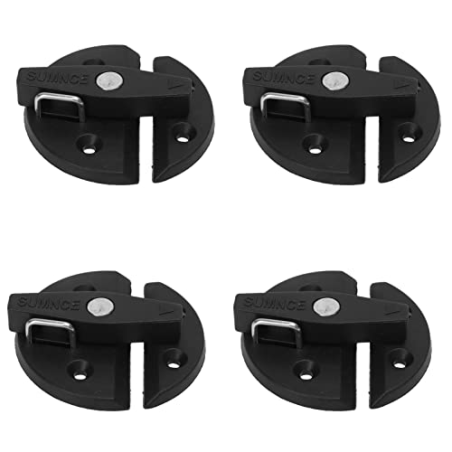 Bootsschrank Twist Latch Verstärktes Nylon -Drehknopf -Sperrset für Yacht -RV -Tür 4 Sätze 59 Mm Rund von Generic