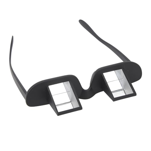 Brille mit 90-Grad-Prisma, Hochauflösendes Optisches Glas, Kompakt und Leicht, Zum Hinlegen, Lesen, Fernsehen, Schwarz von Generic
