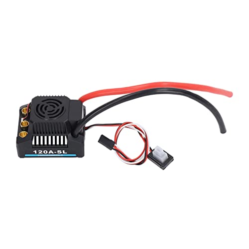 Bürstenloser ESC, RC Bürstenloser Motor ESC Combo 1/10 RC ESC BIRS OFT WASGERFORTE Elektrogeschwindigkeit Controller 120A Bürstenloser ESC Professioneller Programmierbarer ESC für 1/8 RC -Auto Bürstenloser ESC, RC Bürstenloser Motor ESC Combo 1/10 RC ESC BIRS OFT WASGERFORTE Elektrogeschwindigkeit Controller 120A Bürstenloser ESC Professioneller Programmierbarer ESC für 1/8 RC -Auto von Generic