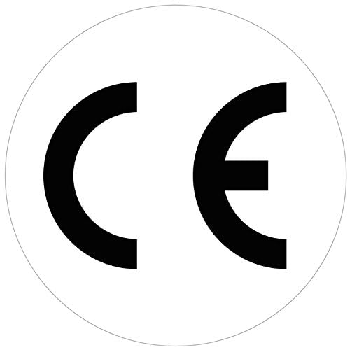 CE Aufkleber Zeichen 30mm ∅ / 10 bis 500 Stück/UV + Witterungsbeständig (100) von Generic