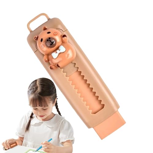 Capybara-Bleistiftradierer, niedliche Capybara-Radierer, niedlicher Bleistift-Radiergummi – Push Pull Radiergummi, Gummi Capybara Cartoon, Schulbedarf Capybara Capybara Capybara-Bleistiftradierer, niedliche Capybara-Radierer, niedlicher Bleistift-Radiergummi – Push Pull Radiergummi, Gummi Capybara Cartoon, Schulbedarf Capybara Capybara von Generic