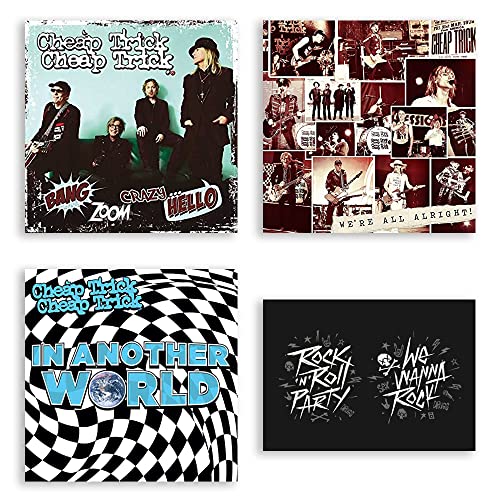 Cheap Trick 3 CD Studio Album Collection / Bang Zoom Crazy… Hello / We’re All Alright! / In Another World / with Bonus Art Card von Generic