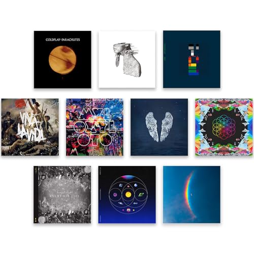 Coldplay Complete CD Discography Albums 1-10 Collection: Parachutes / Rush Of Blood To The Head / X&Y / Viva La Vida / Mylo Xyloto / Ghost Stories / A Head Full Of Dreams / Music Of The Spheres / Moon von Generic