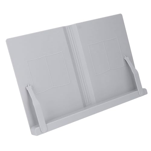 Compact Desk Einstellbarer Buchständer für Laptops, Verbesserung der Lerneffizienz mit Multi Purpose Book Leseständer (GREY) von Generic