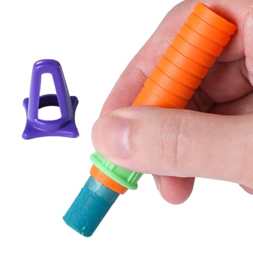 Crayon Extender Holder- Öl Pastell Extender,- Crayon Pen Extender,- Ölmalerei und Zeichnungsstab Stick Extender- Bleistift-Schärfer-Funktion, gestaltete Stiftabdeckung für Zeichenwerkzeuge, großartige von Generic