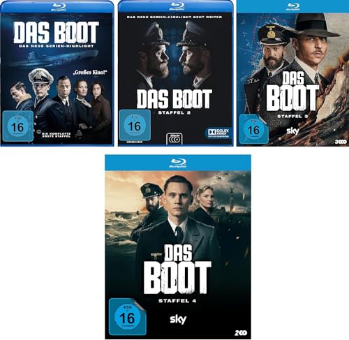 Das Boot - Staffel 1 + 2 + 3 + 4 im Set - Deutsche Originalware [11 Blu-rays] von Generic