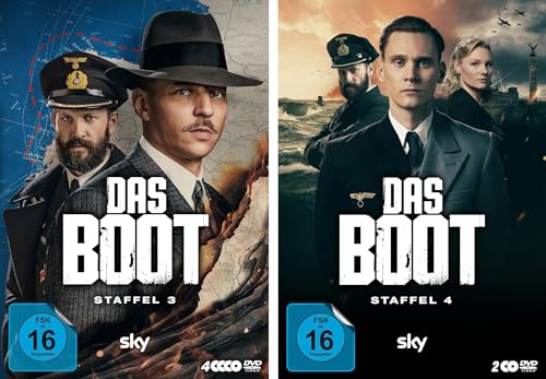 Das Boot - Staffel 3 + 4 im Set - Deutsche Originalware [6 DVDs] von Generic
