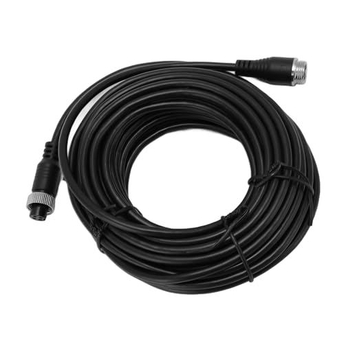 Dash Cam Backup -Kamera -Verlängerungskabel, Backup Kamera Verlängerung Kabel Wetterfest Stoßfanta Klarer Bildausgabe für LKW (10 m/32,8 Fuß) von Generic