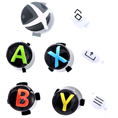 Deal4GO ABXY-Tasten mit Menüansicht und Ersatztasten, Ersatz für Xbox Series S & Xbox Series X Controller (weiß) von Generic