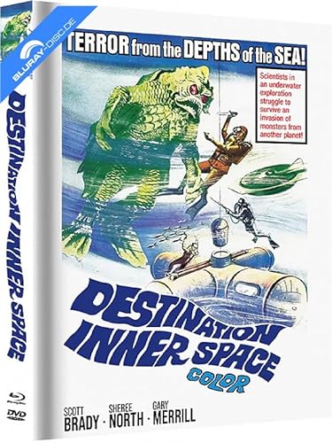 Der Schrecken aus der Meerestiefe ( Destination Inner Space / Terror of the Deep ) - 3-Disc Limited Mediabook Edition (Cover E) - limitiert auf 99 Stück Blu-Ray + DVD von Generic