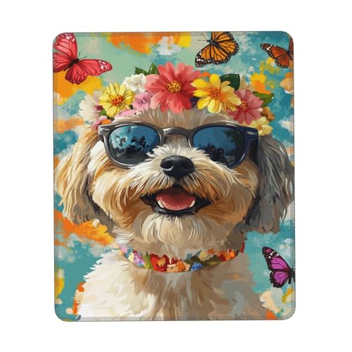 Desk Pad, Shih Tzu Hund Glücklich Frühling Sommer Welpen Hund Komputer-Mousepad rutschfest Mousepad Langlebige Gaming Mousepad Für Computer Büro 25X30Cm Desk Pad, Shih Tzu Hund Glücklich Frühling Sommer Welpen Hund Komputer-Mousepad rutschfest Mousepad Langlebige Gaming Mousepad Für Computer Büro 25X30Cm von Generic