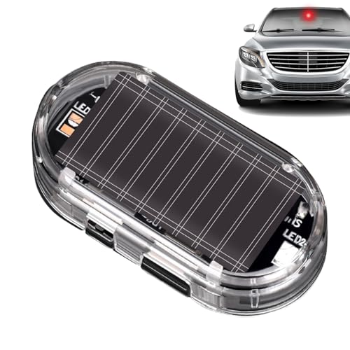 Diebstahlschutz gefälschte Autolampen – solarbetriebene Alarmlampe | LED-Lampe simuliert blinkende Sicherheitswarnung für, LKW, Wohnmobil und Fahrzeugdiebstahl Diebstahlschutz gefälschte Autolampen – solarbetriebene Alarmlampe | LED-Lampe simuliert blinkende Sicherheitswarnung für, LKW, Wohnmobil und Fahrzeugdiebstahl von Generic