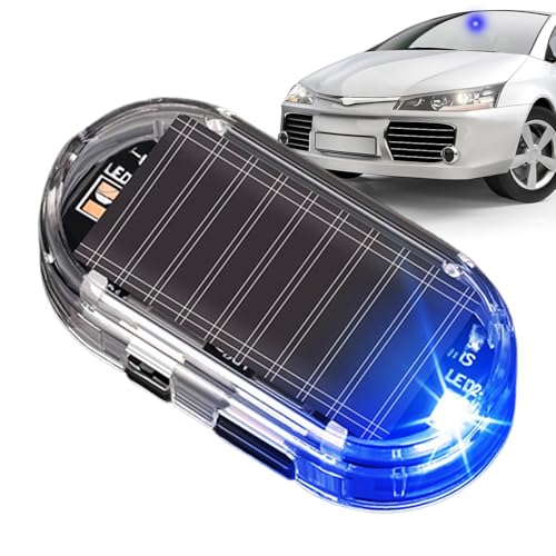 Diebstahlschutz gefälschte Autolampen – solarbetriebene Alarmlampe | LED-Lampe simuliert blinkende Sicherheitswarnung für, LKW, und Fahrzeugdiebstahl Diebstahlschutz gefälschte Autolampen – solarbetriebene Alarmlampe | LED-Lampe simuliert blinkende Sicherheitswarnung für, LKW, und Fahrzeugdiebstahl von Generic