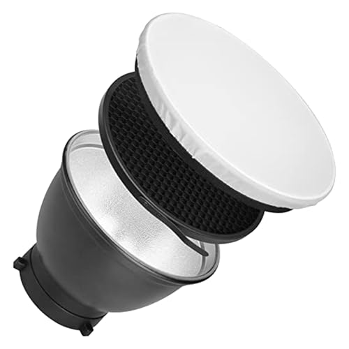 Diffusor-Lampenabdeckung – 17,8 cm Standard-Lampensocken-Diffusorabdeckung – Gitter tragbarer Stroboskop-Reflektor Lampenschirm Lichtabdeckung für Blitzlicht Diffusor-Lampenabdeckung – 17,8 cm Standard-Lampensocken-Diffusorabdeckung – Gitter tragbarer Stroboskop-Reflektor Lampenschirm Lichtabdeckung für Blitzlicht von Generic