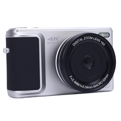 Digitalkamera, KI -Bildstabilisierung Spiegelloser Kamera für die Fotografie (Silver) von Generic