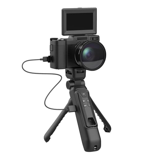 Digitalkamera 4K - 4K Digitalkamera, professionelle Fotokamera, Ultra HD Video Recording Autococus, Reisezubehör mit Touchscreen, wiederaufladbarer Akku für Vlog und Reisen Digitalkamera 4K - 4K Digitalkamera, professionelle Fotokamera, Ultra HD Video Recording Autococus, Reisezubehör mit Touchscreen, wiederaufladbarer Akku für Vlog und Reisen von Generic