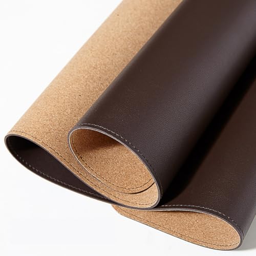 Doppelseitige Großer rutschfeste Schutz Schreibtischunterlage für Büro und Zuhause(Brown,60x30cm) von Generic