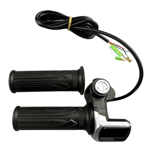 Drosselklappengriff - Scooter -Twist -Lenker mit LCD -Batterieanzeige | Ergonomische Nicht-Rutsch-Motorrad-Drosselklappengriff für Elektrofahrräder, Roller, ATVs | Langlebiger Lenkerbeschleuniger für von Generic