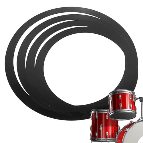 Drum Set Tone Control Ringe - Schwingspule stoppen, Trommeldämpfer | Trommel-Obertonring, Percussion Snare Drum Ring Drum Kit, Trommelzubehör, Haushaltswerkzeuge, Geschenkset für Freunde Drum Set Tone Control Ringe - Schwingspule stoppen, Trommeldämpfer | Trommel-Obertonring, Percussion Snare Drum Ring Drum Kit, Trommelzubehör, Haushaltswerkzeuge, Geschenkset für Freunde von Generic