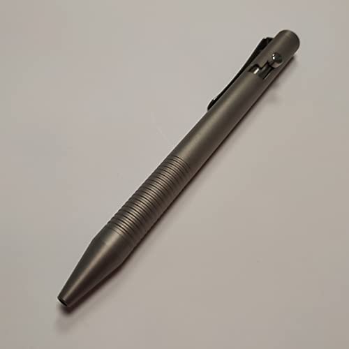 EDC Stift aus Titanlegierung, mit Business-Schreiben, multifunktional, tragbar, Grau von Generic