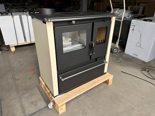 Generic A+ Holzverbrennung Kochherd Verso Cs Plus Inox 7,7 kW mit elfenbeinfarbenen Seitenteilen, lackiert - Links Generic A+ Holzverbrennung Kochherd Verso Cs Plus Inox 7,7 kW mit elfenbeinfarbenen Seitenteilen, lackiert - Links von Generic