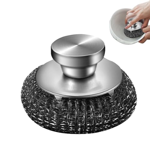 Edelstahlspüler, ergonomischer Geschirrspüler aus Stahlwolle, Epilierer aus Stahl und Stahl mit Metallschwamm Edelstahlspüler, ergonomischer Geschirrspüler aus Stahlwolle, Epilierer aus Stahl und Stahl mit Metallschwamm von Generic