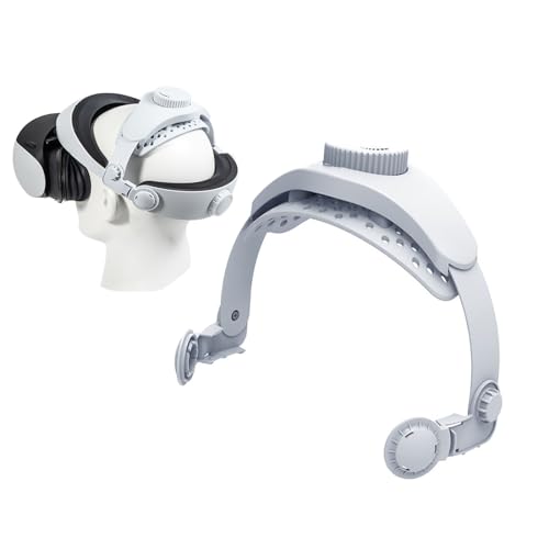 Einziehbarer, verstellbarer Kopfgurt, Zubehör, kompatibel mit Playstation VR2, reduzierter Druck, leichtes Kopfband, passend für PS5 VR2 Befestigung, verbesserte Unterstützung und Komfort im VR-Spiel, von Generic
