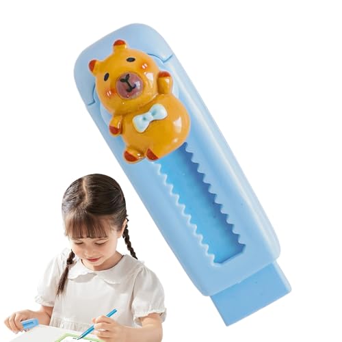 Einziehbarer Bleistiftgummiser - Schieber -Push -Radgummi, niedliches Capybara -Design | Weiche Gummi -Radiergummis für die Schule, Klassenzimmerversorgungen, Spaß zum Radiergummi für Schüler, Kinder Einziehbarer Bleistiftgummiser - Schieber -Push -Radgummi, niedliches Capybara -Design | Weiche Gummi -Radiergummis für die Schule, Klassenzimmerversorgungen, Spaß zum Radiergummi für Schüler, Kinder von Generic