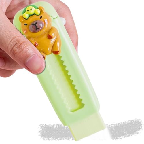 Einziehbarer Radiergummi, Capybara Cute Push Pull Bleistift Eraser, weiches Gummi -Kunstwerkzeug | Smooth Sliding Radiergummi für mühelose Zeichnen, Malen und lustige Kunstprojekte für Kinder, Anfänge Einziehbarer Radiergummi, Capybara Cute Push Pull Bleistift Eraser, weiches Gummi -Kunstwerkzeug | Smooth Sliding Radiergummi für mühelose Zeichnen, Malen und lustige Kunstprojekte für Kinder, Anfänge von Generic