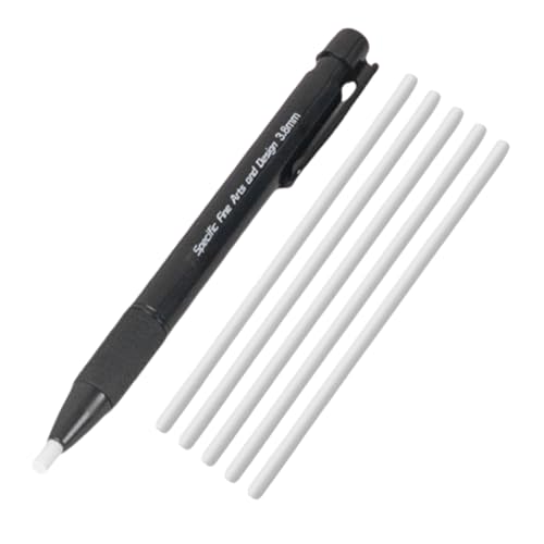 Einziehbarer Radiergummi, Radiergummi für Künstler, einziehbar, feine Spitze, 3,8 mm, mit 5 Ersatzminen für Skizzen und professionelle Grafikarbeiten Einziehbarer Radiergummi, Radiergummi für Künstler, einziehbar, feine Spitze, 3,8 mm, mit 5 Ersatzminen für Skizzen und professionelle Grafikarbeiten von Generic