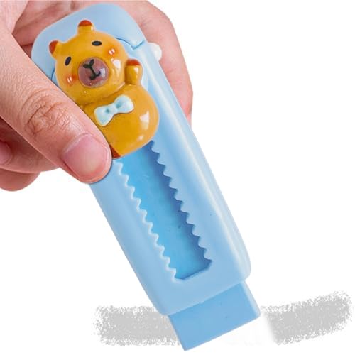 Einziehbarer Radiergummi - weicher Gummi, süßer Bleistiftgummi | Schieberie-Pull-Capybara-Radiergummi mit Schutzhülle, lustiges Schreibwarenwerkzeug für Kinder Schüler Ziehen Malerei Schreibschule Kun Einziehbarer Radiergummi - weicher Gummi, süßer Bleistiftgummi | Schieberie-Pull-Capybara-Radiergummi mit Schutzhülle, lustiges Schreibwarenwerkzeug für Kinder Schüler Ziehen Malerei Schreibschule Kun von Generic