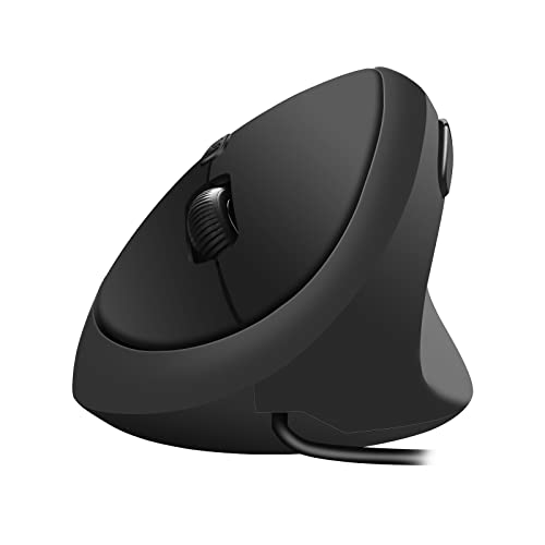 Ergonomische Maus, vertikale Maus, ergonomische Maus, 800/1200/1600 DPI, 5 Tasten für Laptop/Desktop/PC/MacBook, optische vertikale Mäuse von Generic
