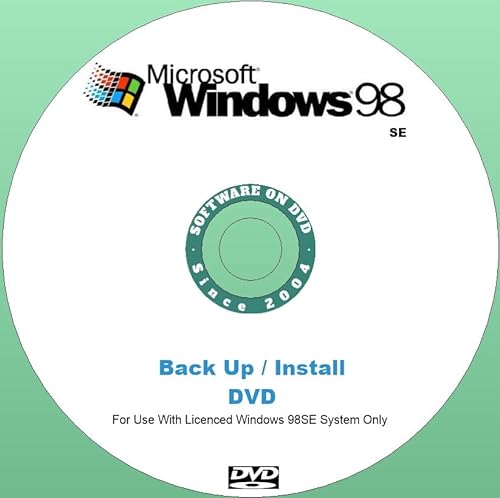 Ersatz-Backup-Installations-DVD für Windows 98 SE Second Edition in deutscher Sprache von Generic