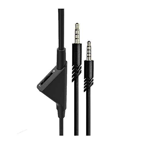 Ersatz-Gaming-Headset-Kabel für Astro A10 A40 mit 3,5-mm-Klinke, Lautstärkekabel, Kabel, Controller, Kopfhörer, Audio-Verlängerungskabel von Generic