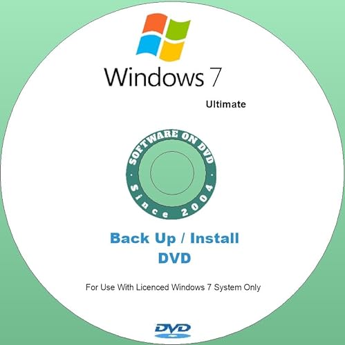 Ersatz-Installations-DVD für Windows 7 Ultimate mit SP1 32 oder 64 Bit, deutsche Sprache (32 Bit) von Generic