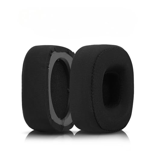 Ersatz Ohrpolster Kompatibel mit Marshall Major IV On Ear Bluetooth Kopfhörer Ohrenschützer Atmungsaktives Mesh+Memory Schwamm Kopfhörer Proteinhaut Abdeckung (Silk BK,1:1) von Generic