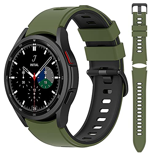 Ersatz Silikon Armbänder für Samsung Galaxy Watch - 20mm Uhrenarmband für Herren & Damen, Kompatibel mit Galaxy Watch 4 & 5 (40mm/44mm & 42mm/46mm) Ersatz Silikon Armbänder für Samsung Galaxy Watch - 20mm Uhrenarmband für Herren & Damen, Kompatibel mit Galaxy Watch 4 & 5 (40mm/44mm & 42mm/46mm) von Generic
