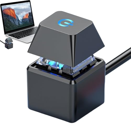 Externer für PC, Desktop-Computertaste, Reset-Taste, mit 1,8 m langem Kabel, mechanische Schlüsseltastenverlängerung, Computergehäuse-Motherboard-Taste von Generic